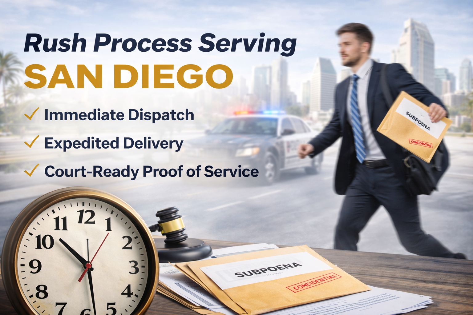 rush process serving san diego
