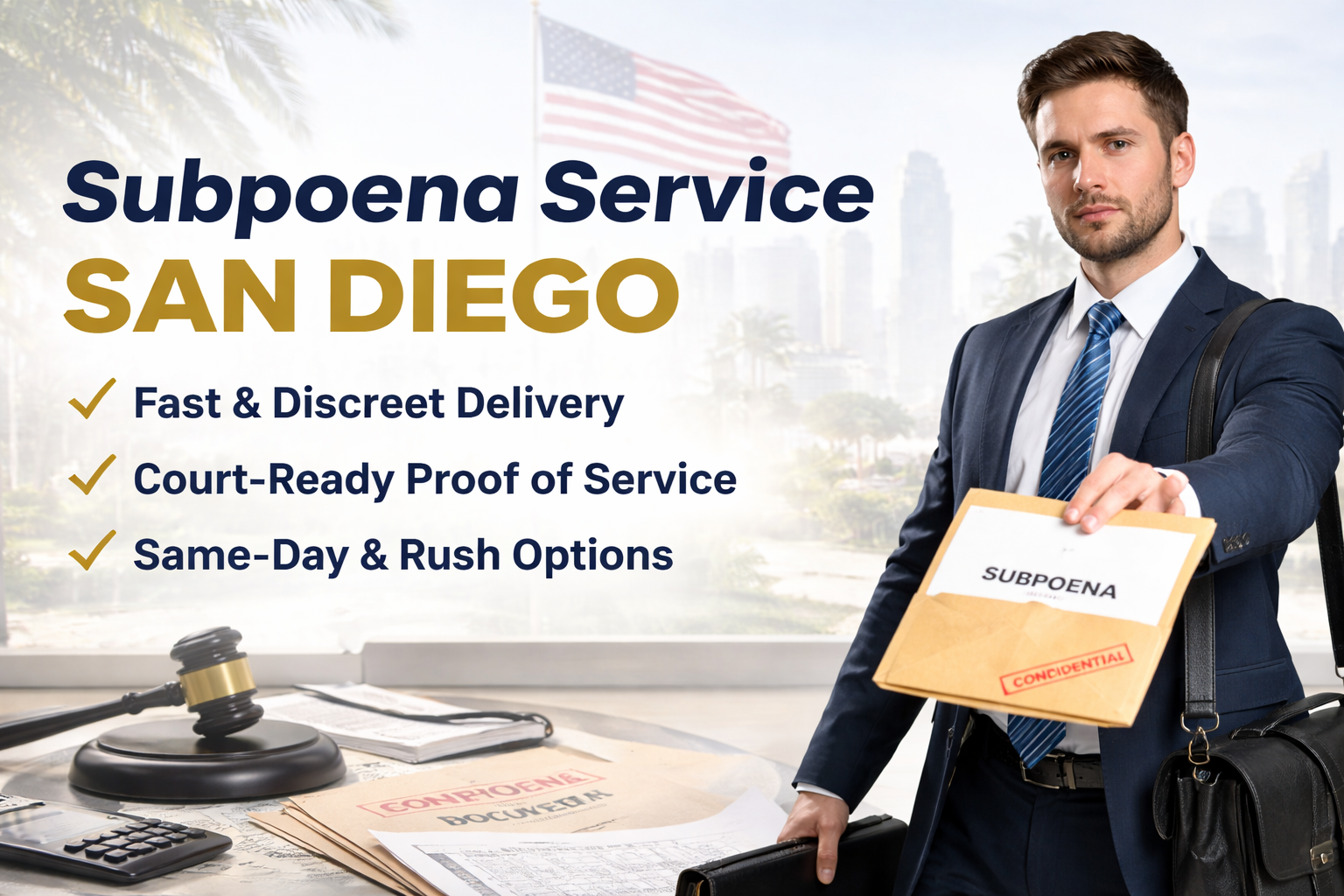 subpoena service san diego