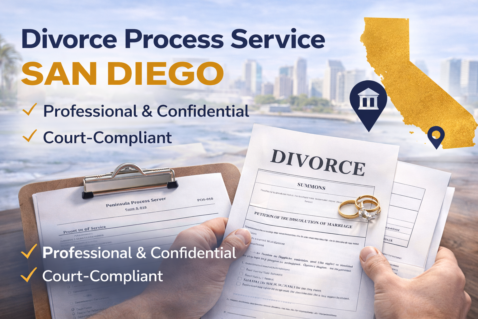 Divorce Process Service San Diego