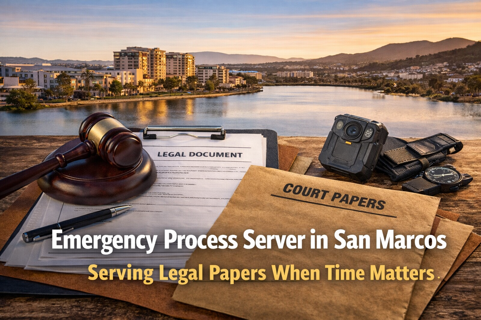 emergency process server San Marcos