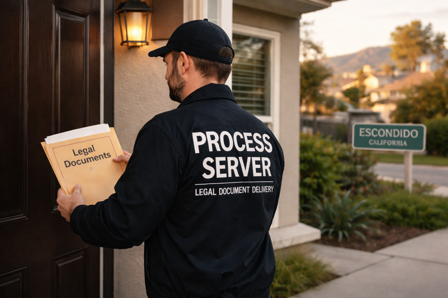 same-day vs standard process serving in Escondido