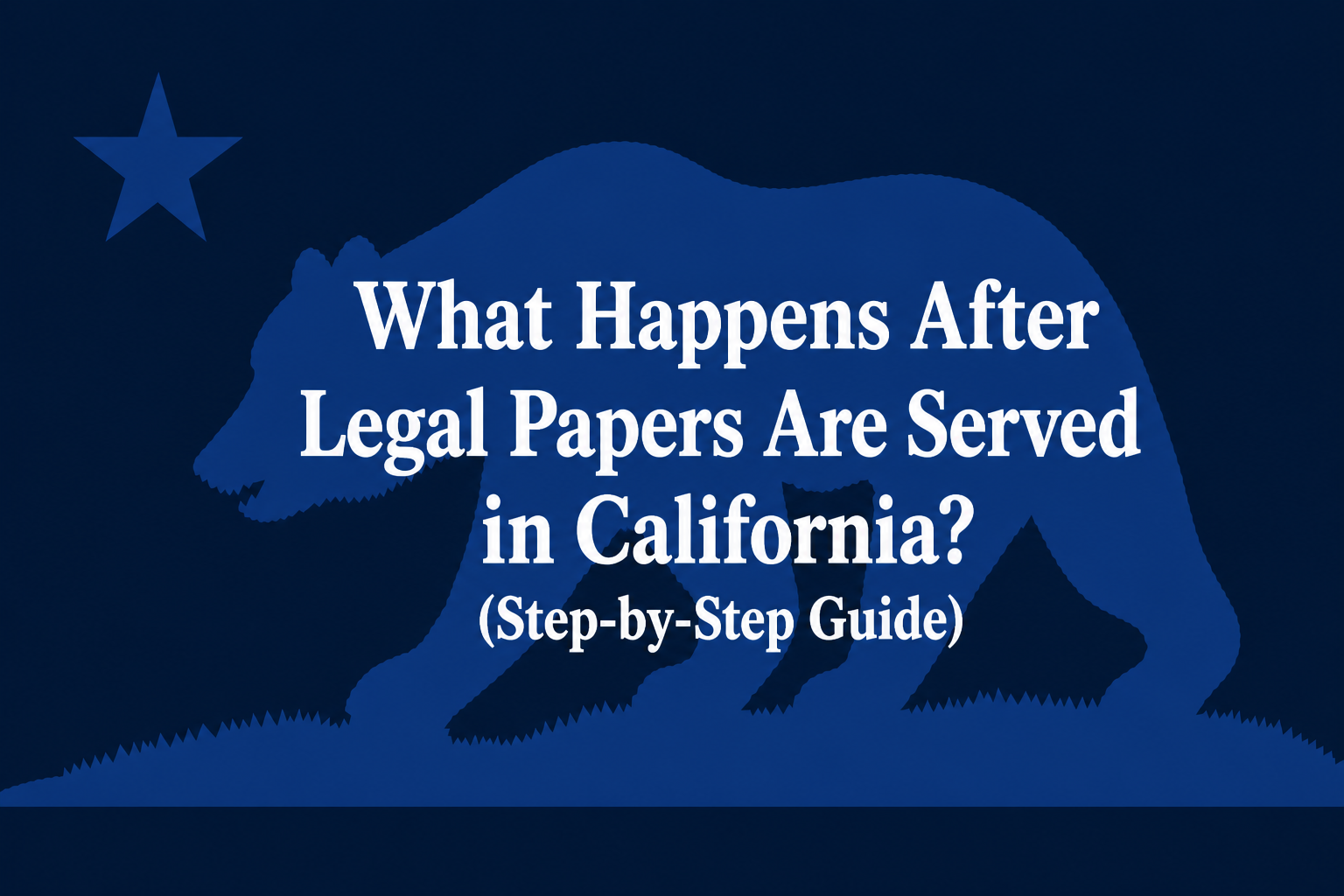 what happens after legal papers served California